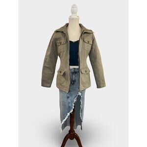 Vintage Atmosphere Duck Canvas Cotton Utility Jacket Size 10